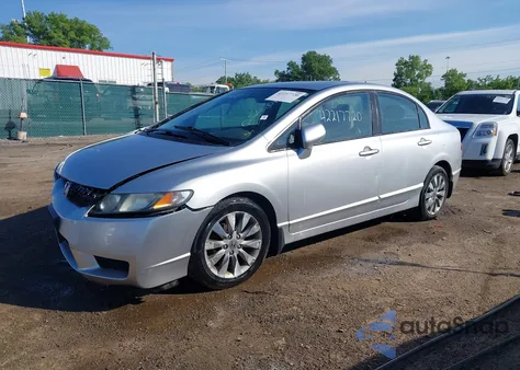 2011 Honda Civic Ex-L from USA, damaged, VIN 19XFA1F94BE023696